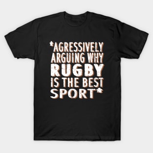 Rugby equipment saying Fan Hakler Striker Team T-Shirt